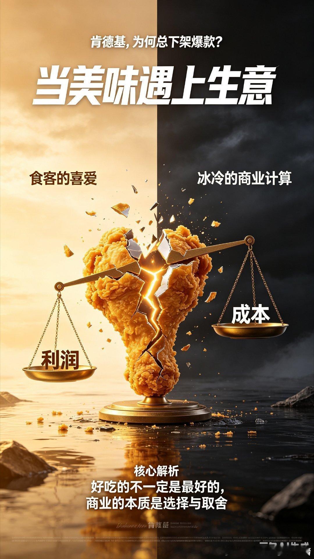 #肯德基消费者觉得好吃就下架#这个事儿还说的真没错，就是什么好吃下架什么当然人家商家的考量不是美味与