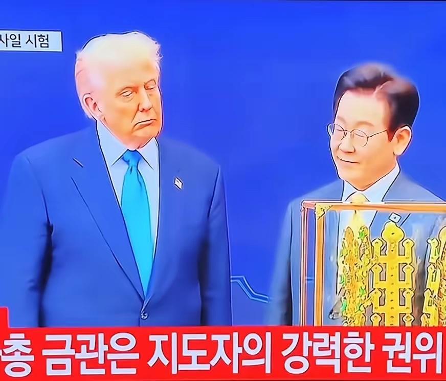 李在明招待川普大总统的国宴,真的不忍直视,一碗米饭一碗汤,四碟小菜,每碟只有两片