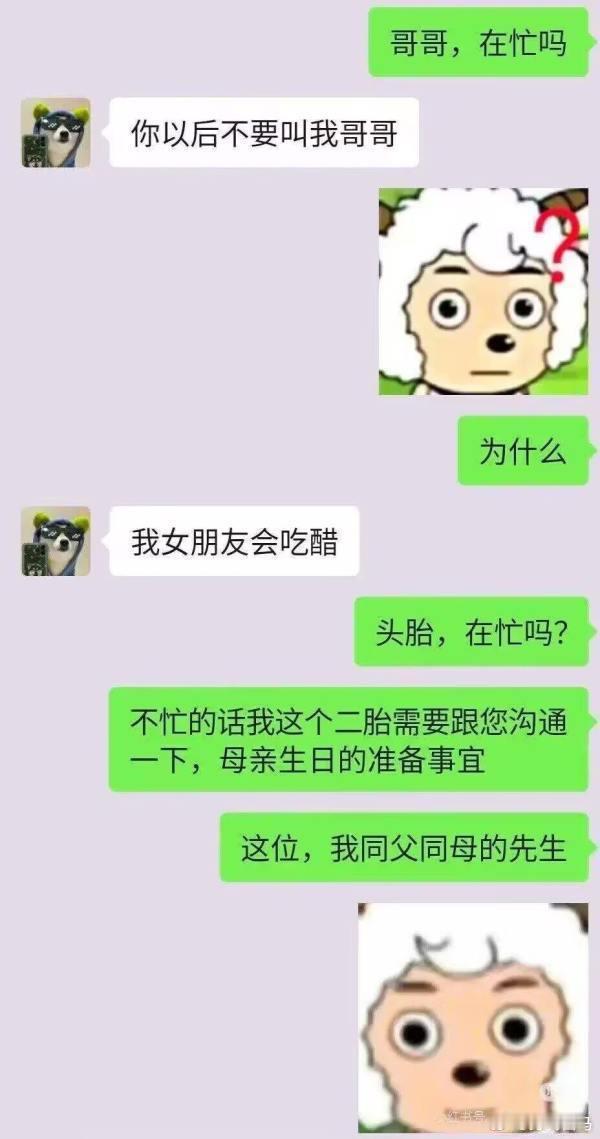 终于刷到正常的兄妹关系了