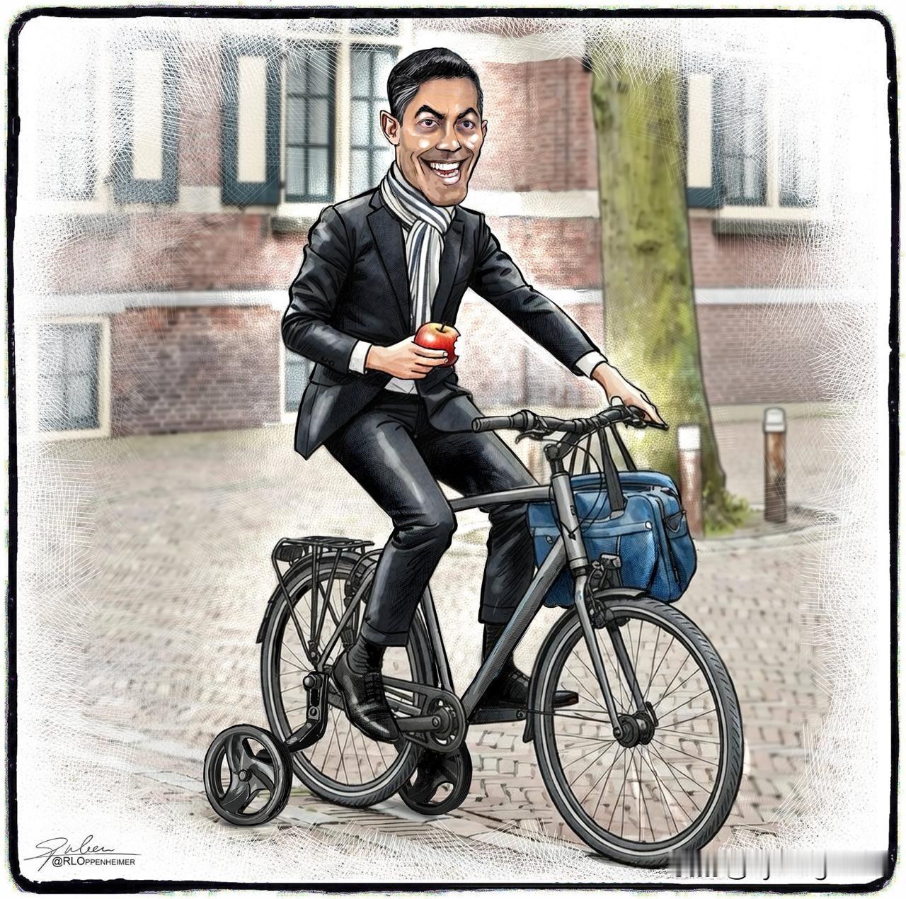 🇳🇱荷兰《NRC》报纸以独特的方式描绘了新任首相罗布·耶滕上任首日的工作场景