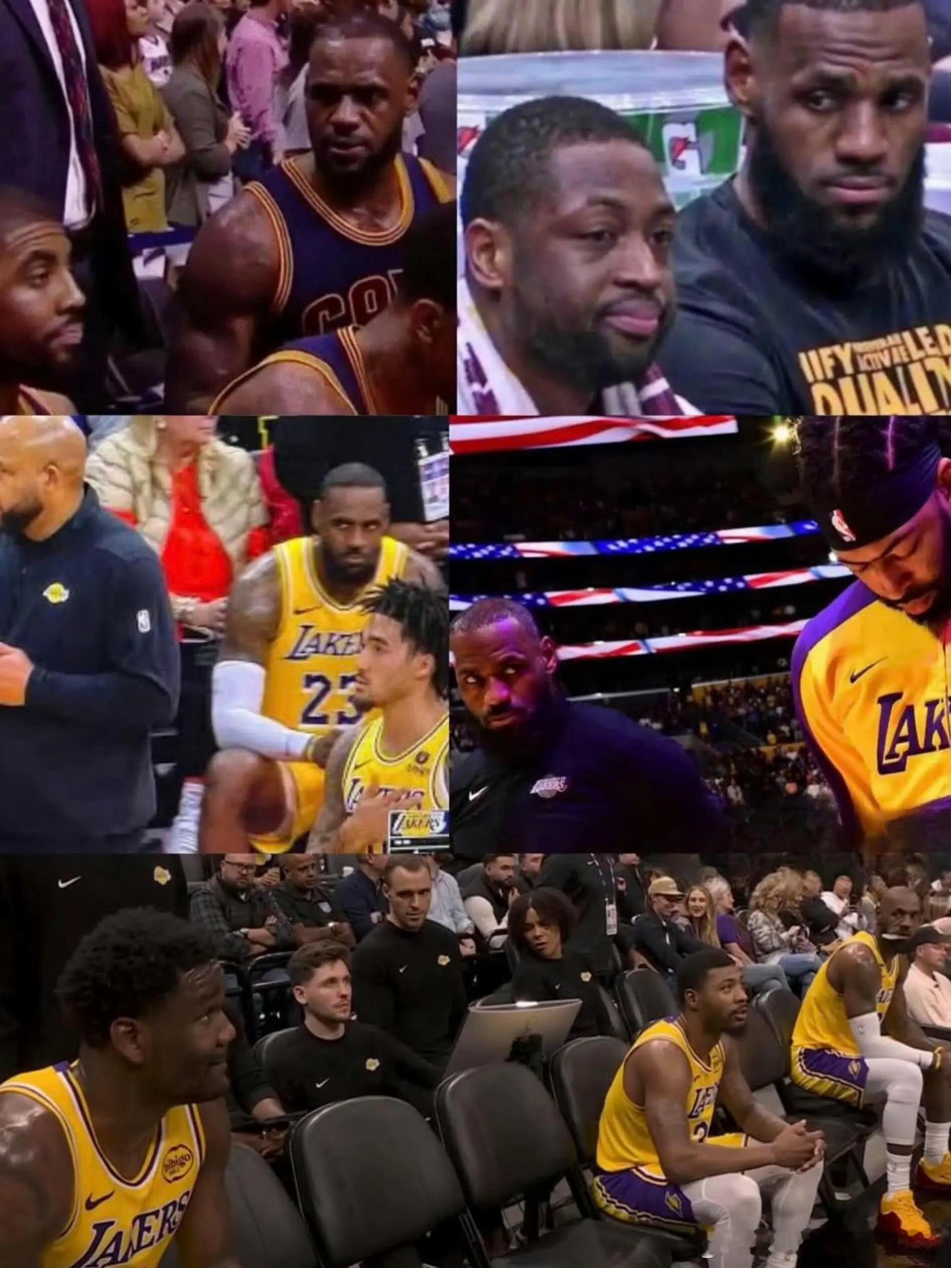 美媒：当詹姆斯这个眼神看你的时候，代表你要被交易了……