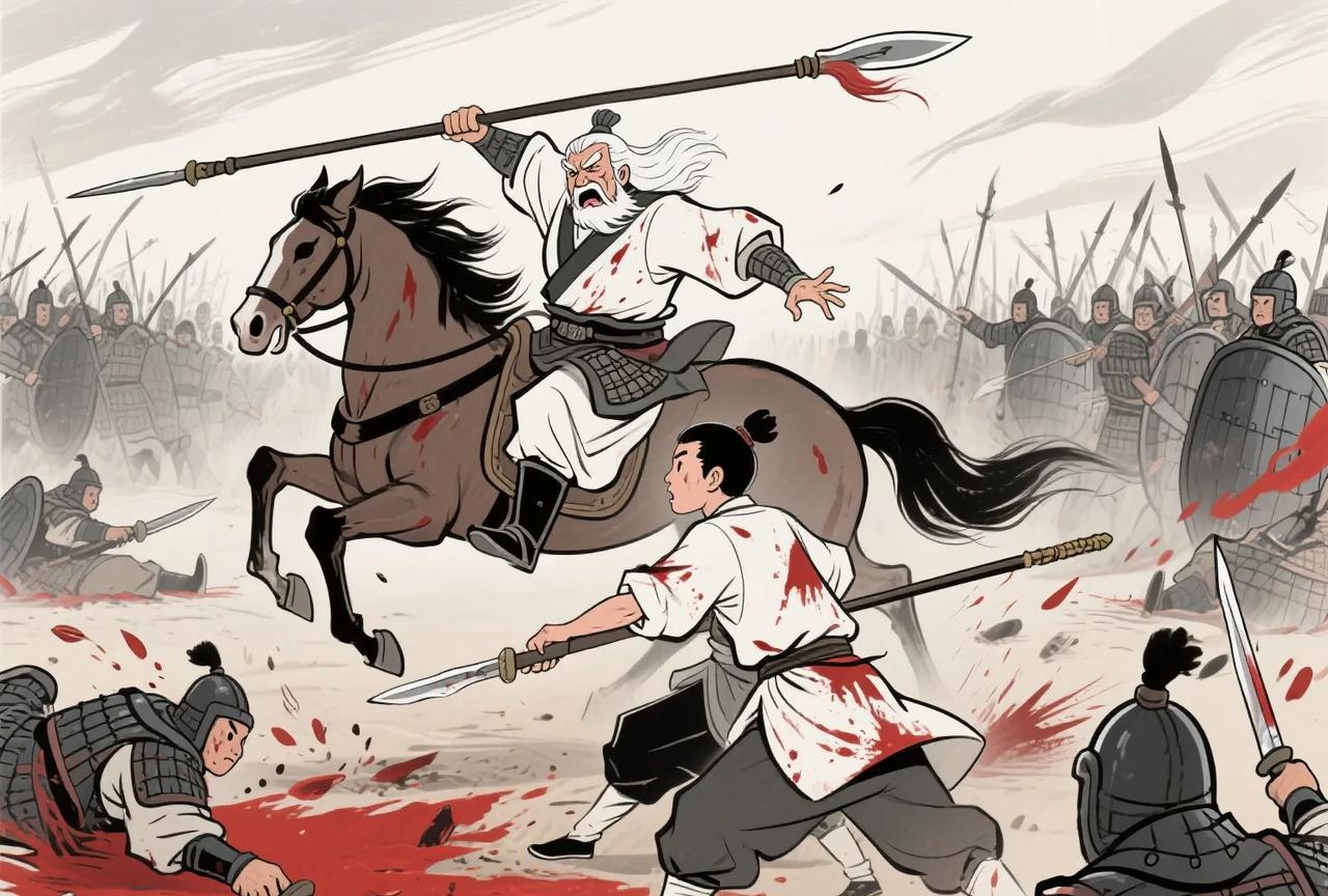 永明三年，齐武帝萧赜忽闻急奏：“周盘龙父子双双陷阵战死！”君臣大惊失色，然而萧赜