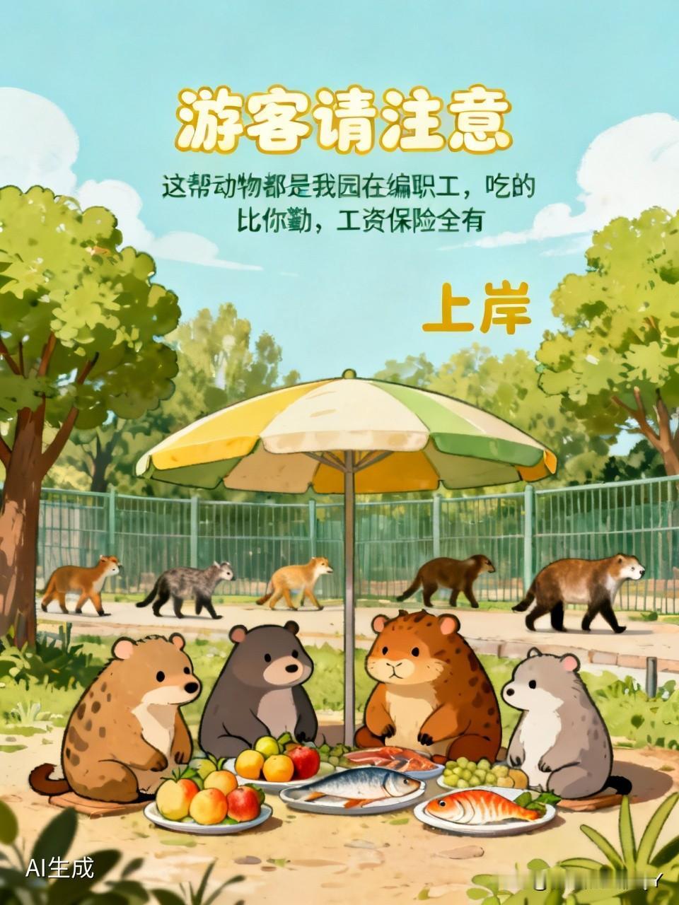 天津动物园里的封神广播，你们听过吗？听完之后都不想做人了，还真不如去当个动物。