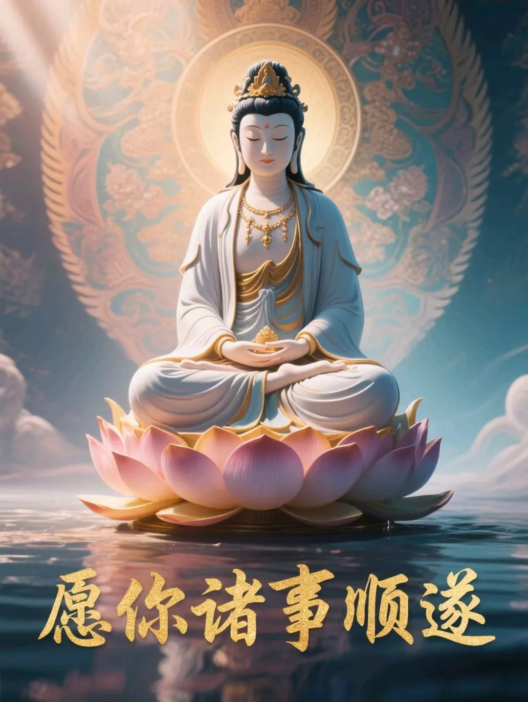 遇见菩萨说明你的福报到了，三日之内，困境必散！你终将挥别苦厄，未来时光，日日向好