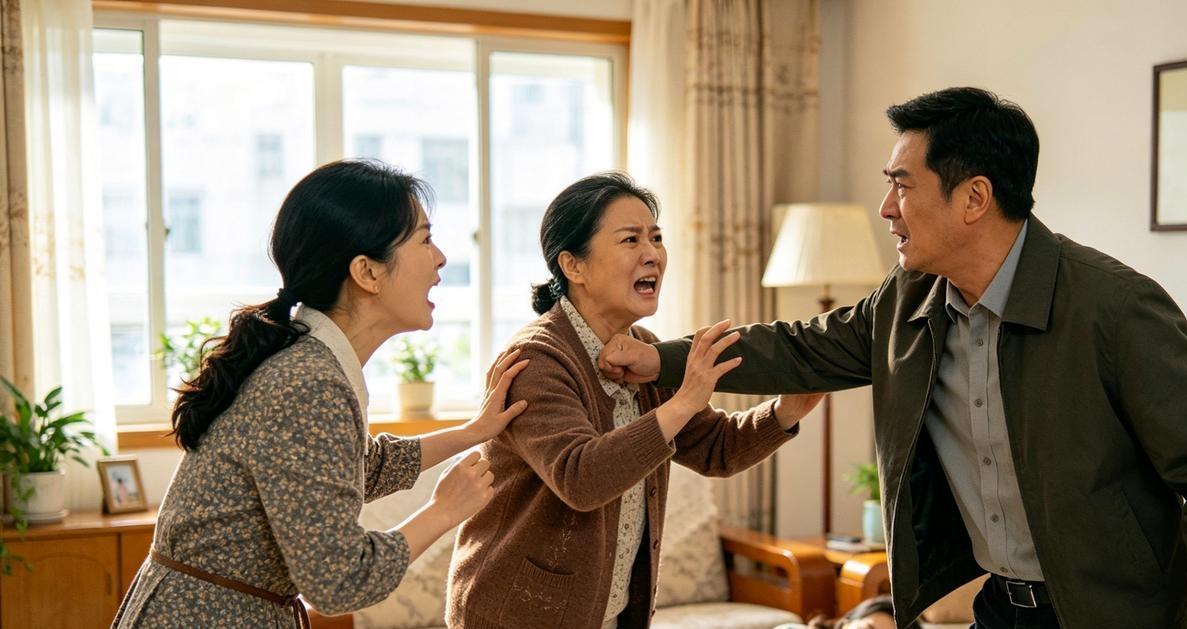我姐跟她小姑子吵架，她小姑子上来就打我姐，然后我姐给我姐夫喊回来了，我姐夫知道了