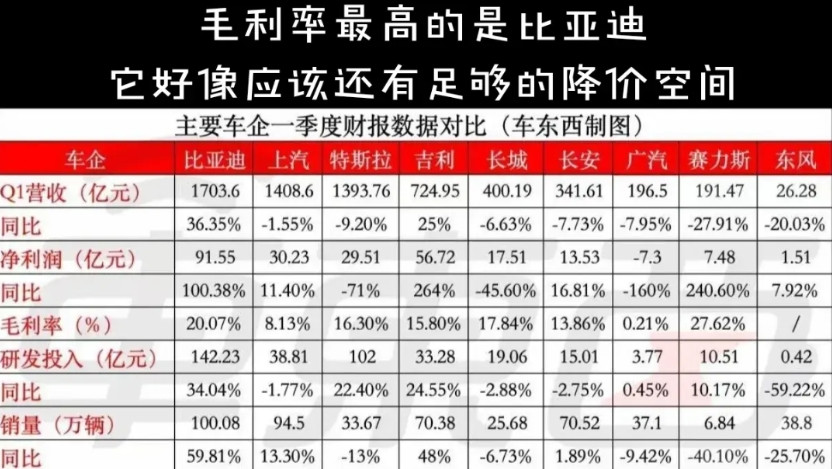 说什么车界已经出现隐藏的“恒大”，纯属无知！如果你造车技不如人，就应该老老实
