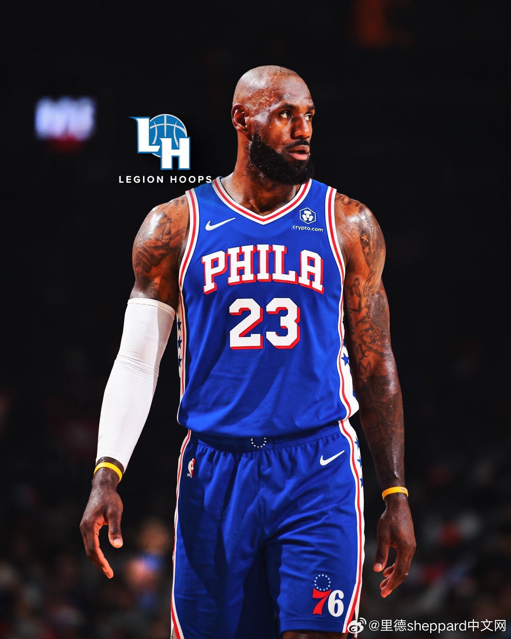 詹姆斯去了76人，没想到吧！NBA