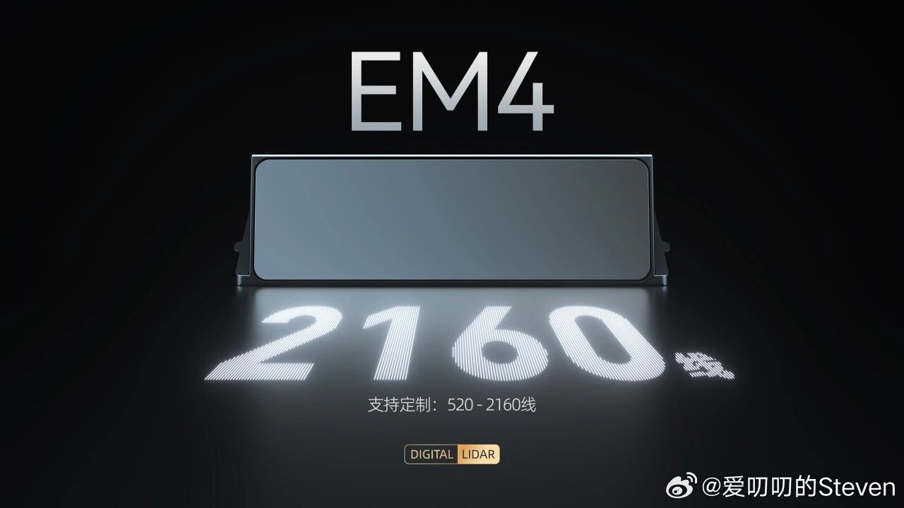 华为发布量产最高896线激光雷达速腾聚创:我量产2160线……所以哪个量产车型搭