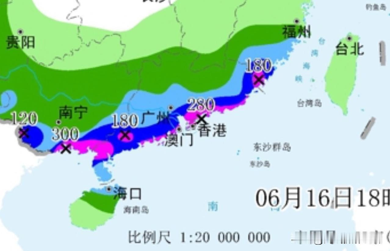 1个坏消息，1个好消息！大暴雨，即将袭击广东省深圳市！6月17日，星期三，深圳市
