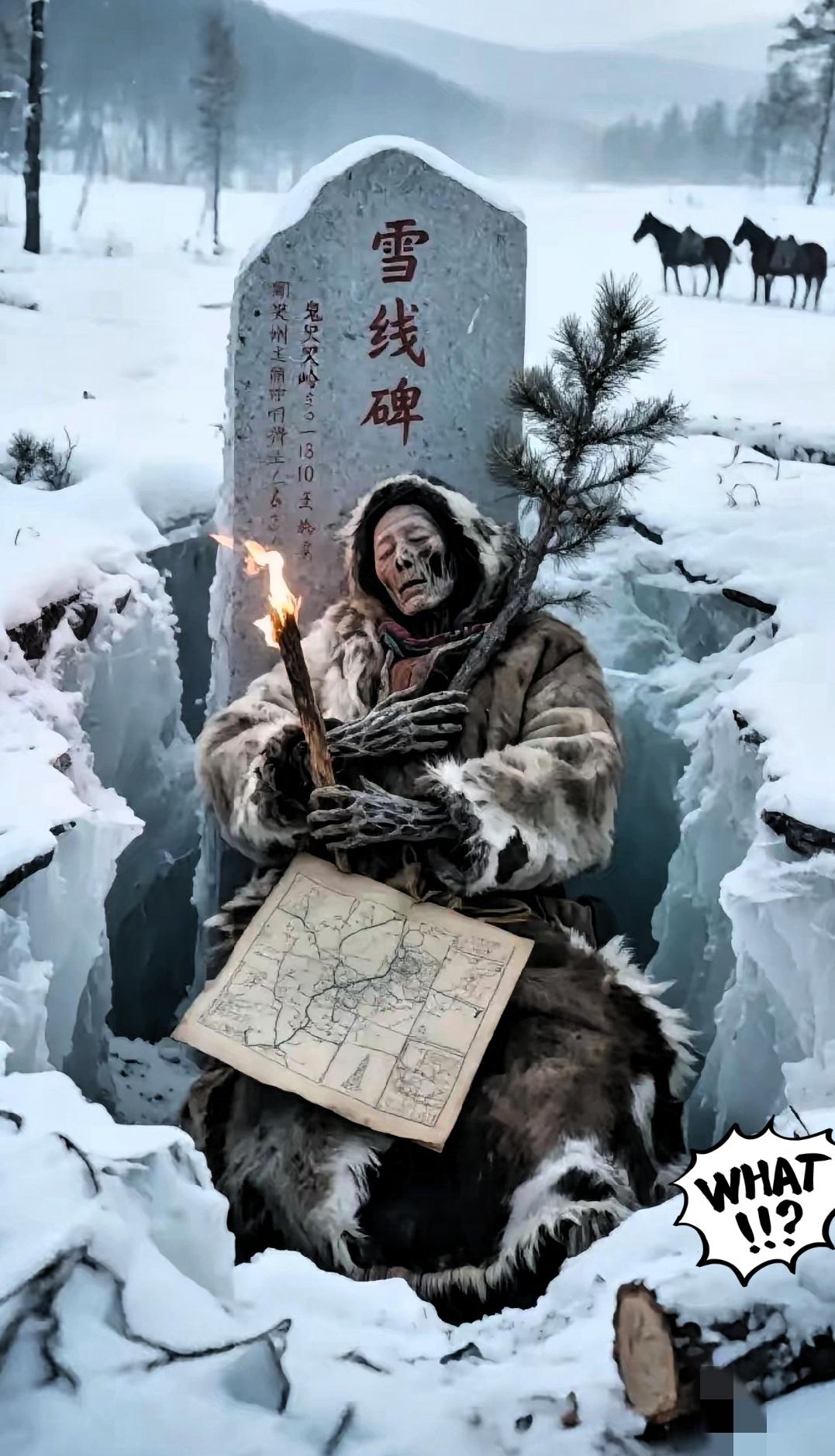 雪母泣血：冻原上的生命路标漠河林场的一声炸响，冻土冰窟中封存的传奇重见天日