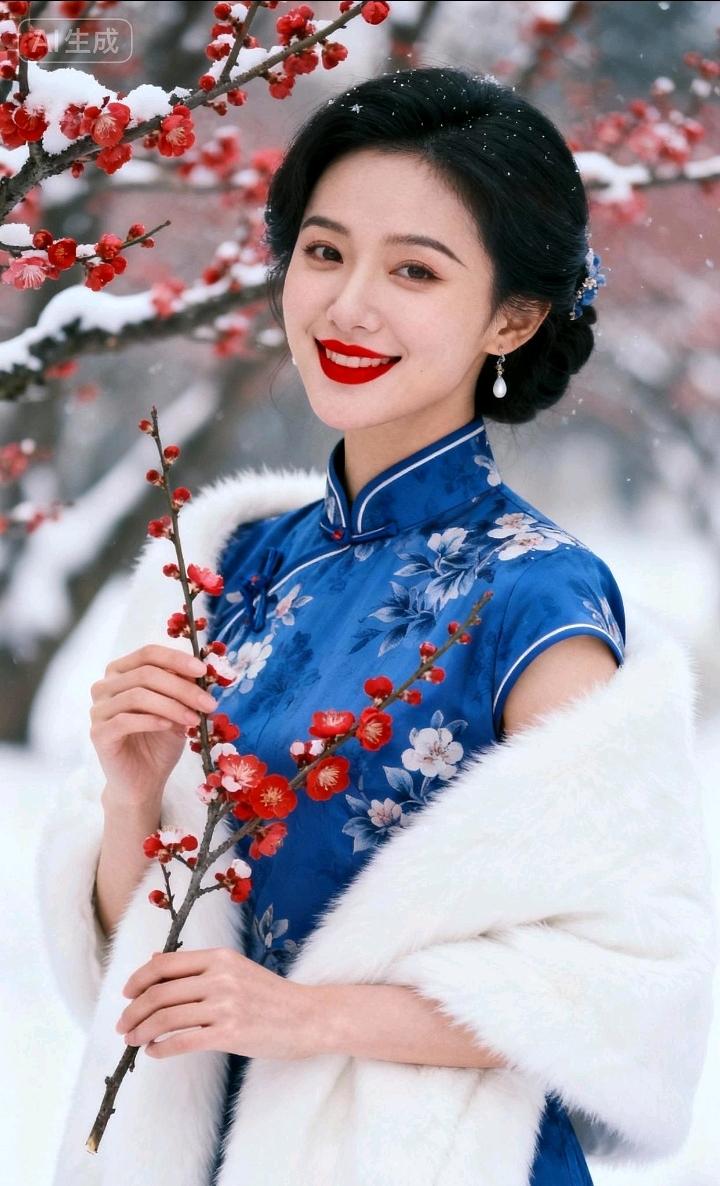 瑞雪纷飞下瑶台，冰清玉洁地染白，寒风拂面冬月至，……请友续句……？上联