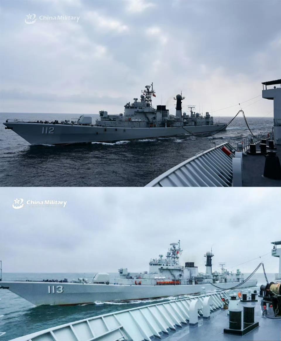 平时112舰和113舰052型驱逐老舰不出镜，一到年底就露面，你懂得，2026