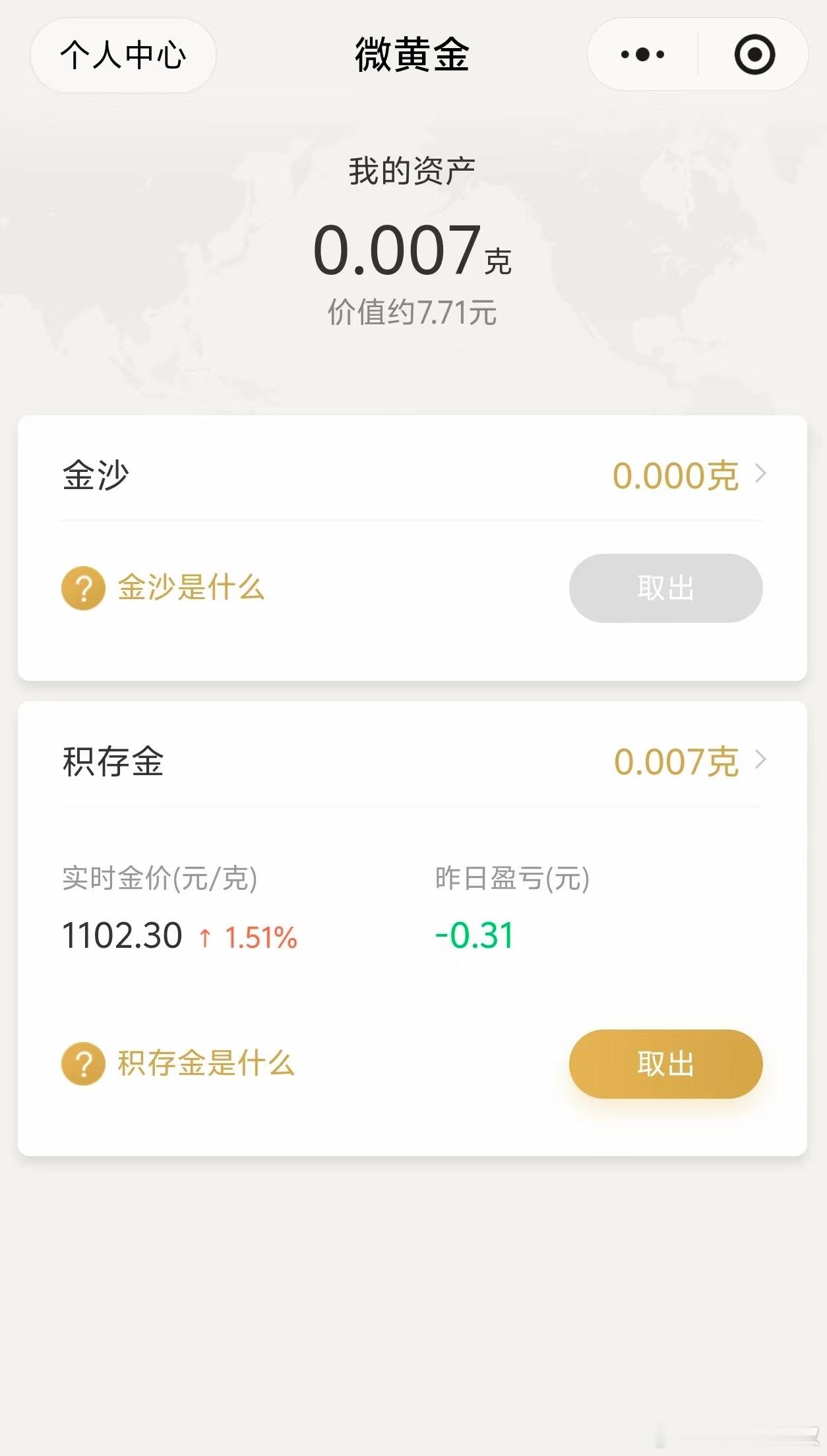 可能99%的人都忘了自己的微信还有黄金。2017年腾讯曾经联手工行推出“腾讯微黄
