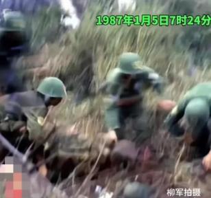 “北虎行动”牺牲最惨烈士，腹部被12.7毫米高射机枪拦腰击穿，仅剩两根肋骨连着，