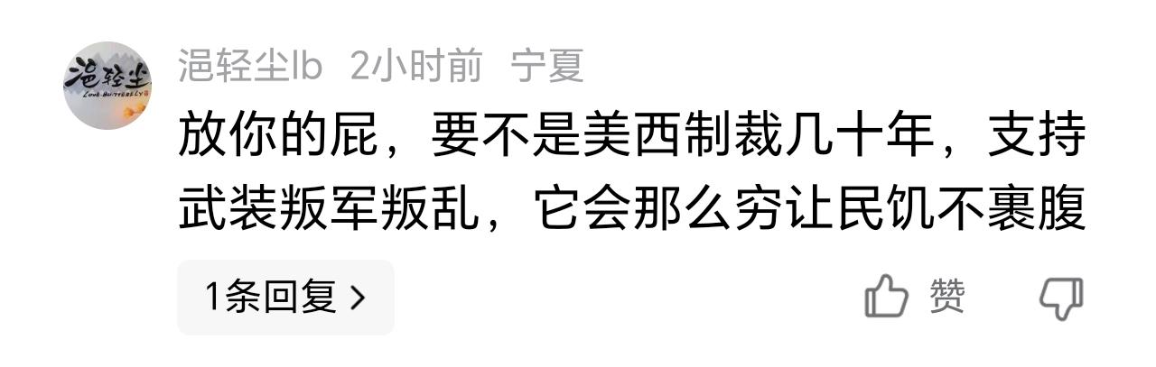 像你们这种人，就是站在了极端反动的立场上，蔑视人民的伟力，把叙利亚人民不分派别群