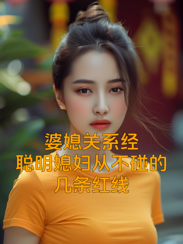 婆媳关系经：聪明媳妇从不碰的几条红线
