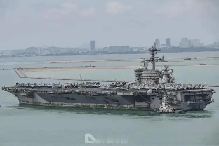 饿狼下山，美国大兵涌入芭堤雅。美国"林肯"号航母结束长达9个月的远洋任务