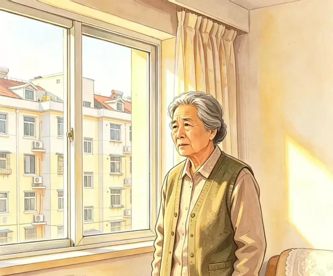 前天半夜出门扔垃圾，撞见对门老李蹲在楼道里抽闷烟，地上扔了一地烟头。他眼眶通红地