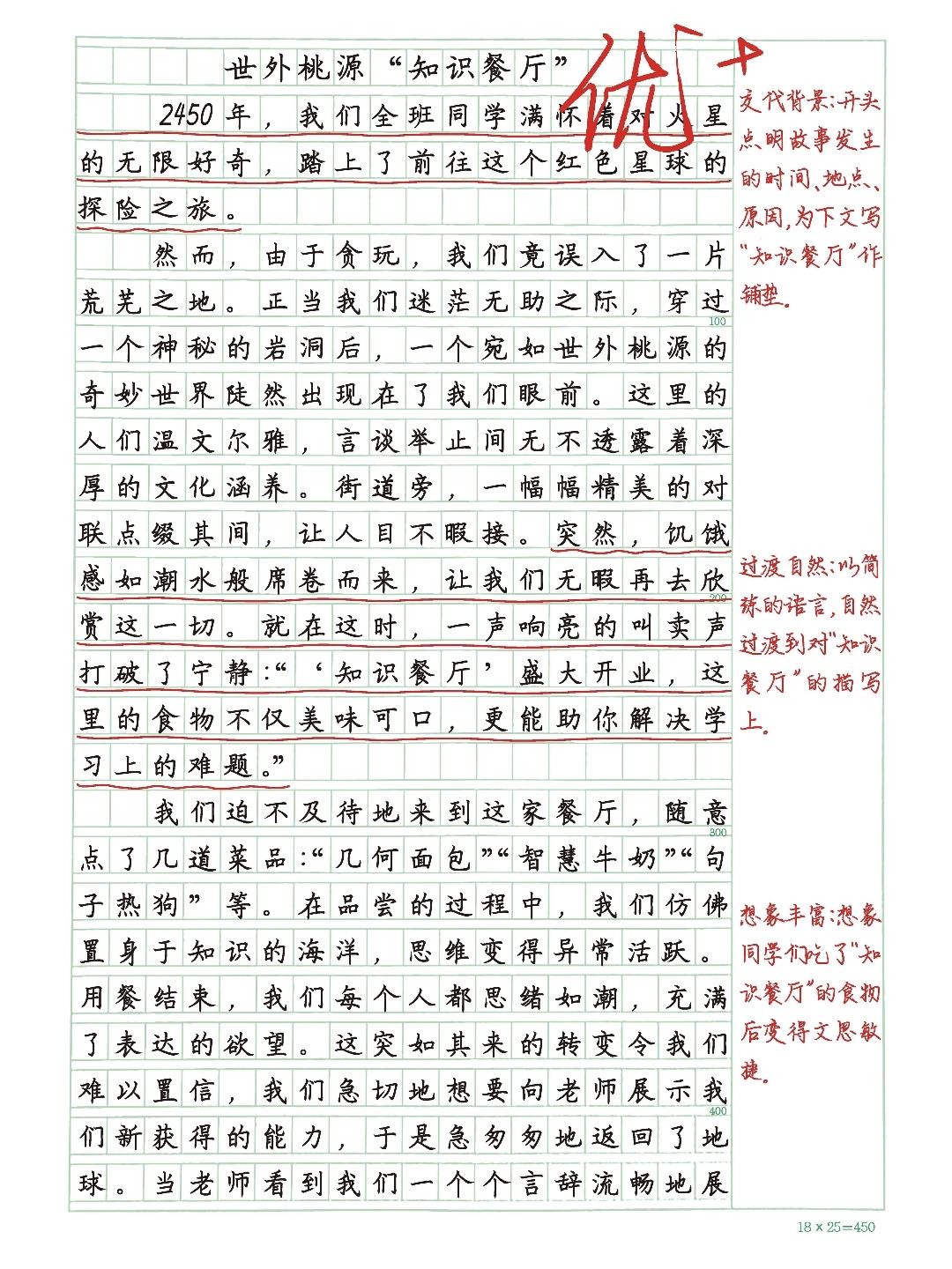 六年级下册语文，第五单元习作《插上科学的翅膀飞》精选范文3篇，收藏备用六年级语文