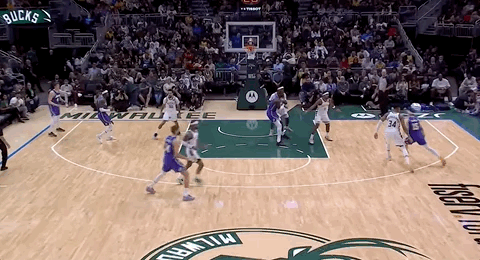 第二节，里夫斯这个视野可以啊，助攻克内克特暴扣！