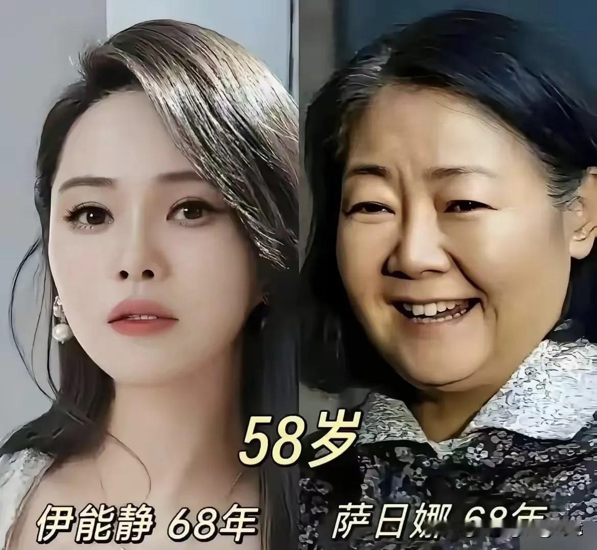 同样的出生年份，人与人的衰老状态差距，可以大到超乎想象。这一组同龄明星对比照