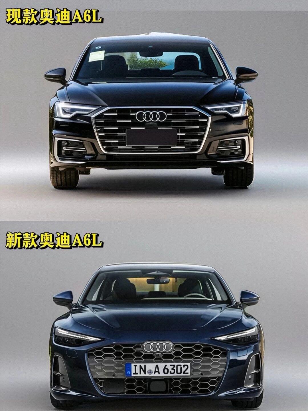 新老A6L对比，哪个更具科技感？新老款奥迪A6L对比，哪个更有科技感？-新款：