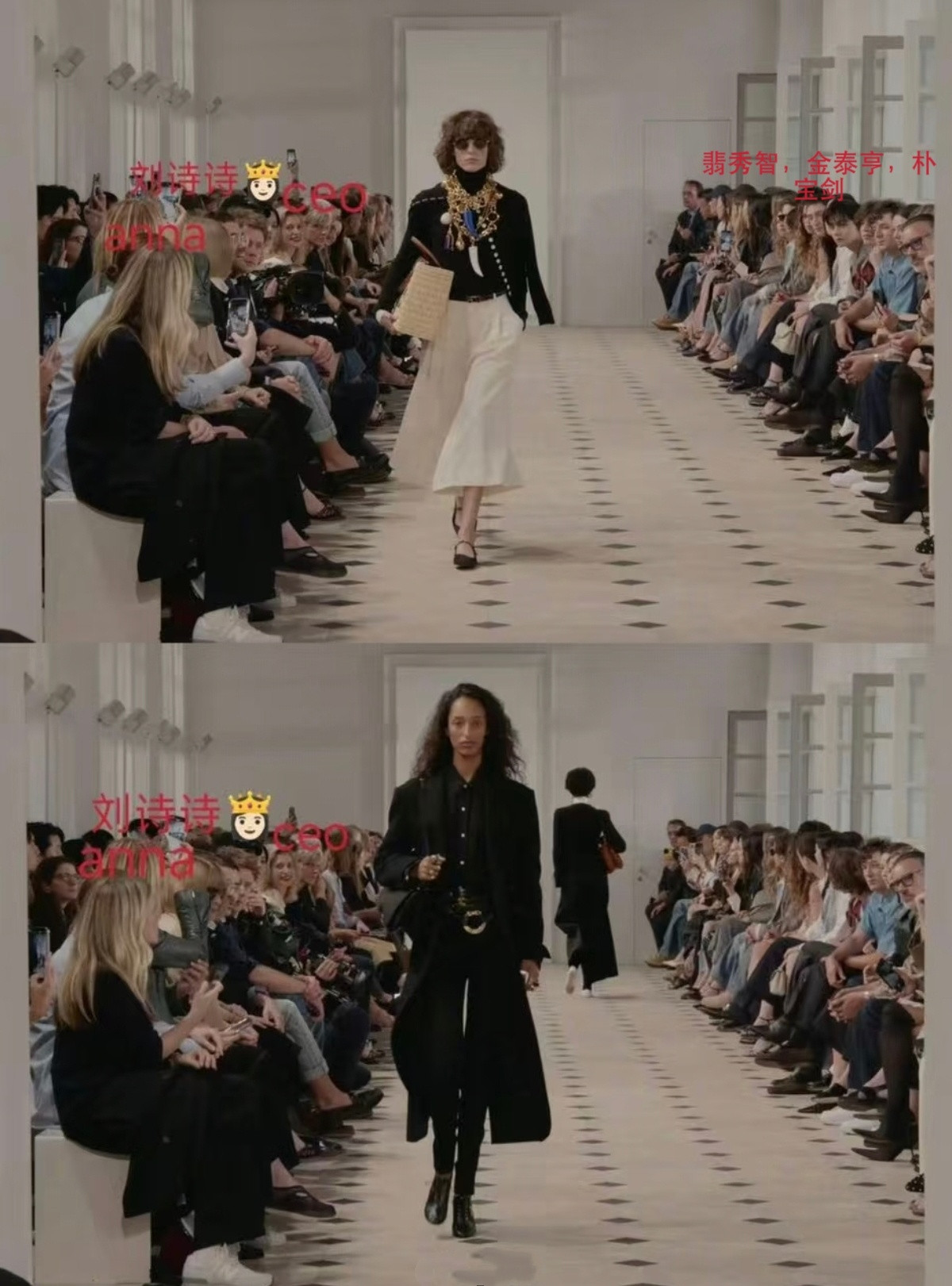 85花的看秀待遇不管曾经代言的，现役代言，还是未代言的，刘诗诗秀场待遇一直亚首一