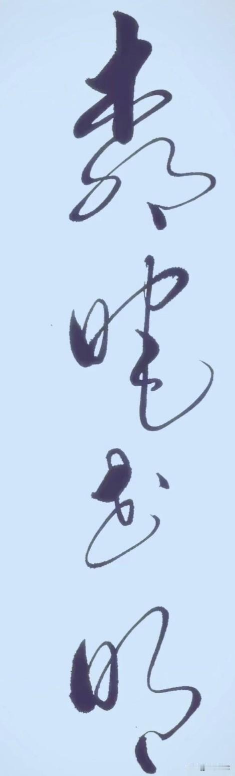 这4个草书，也不知是哪位书法高手写的，笔走龙蛇，字形飘逸！很多人看了半天都没认全