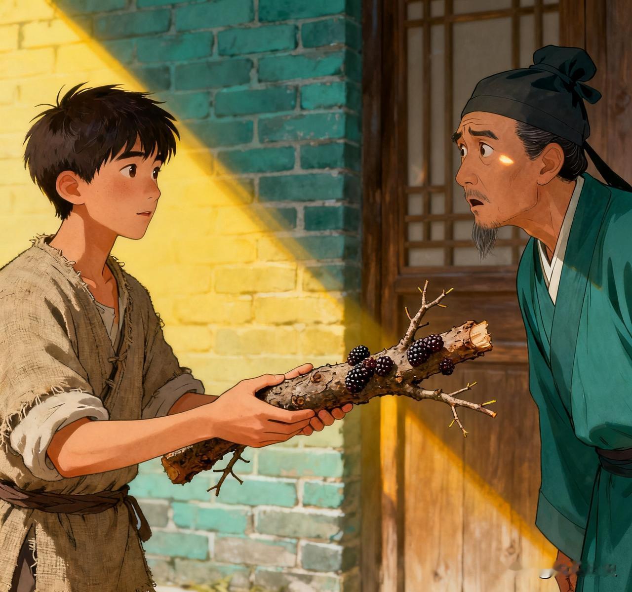 东汉末年，一位公子得了风湿病，连下床的力气都没有，整天瘫卧在床上。被派去取药的小