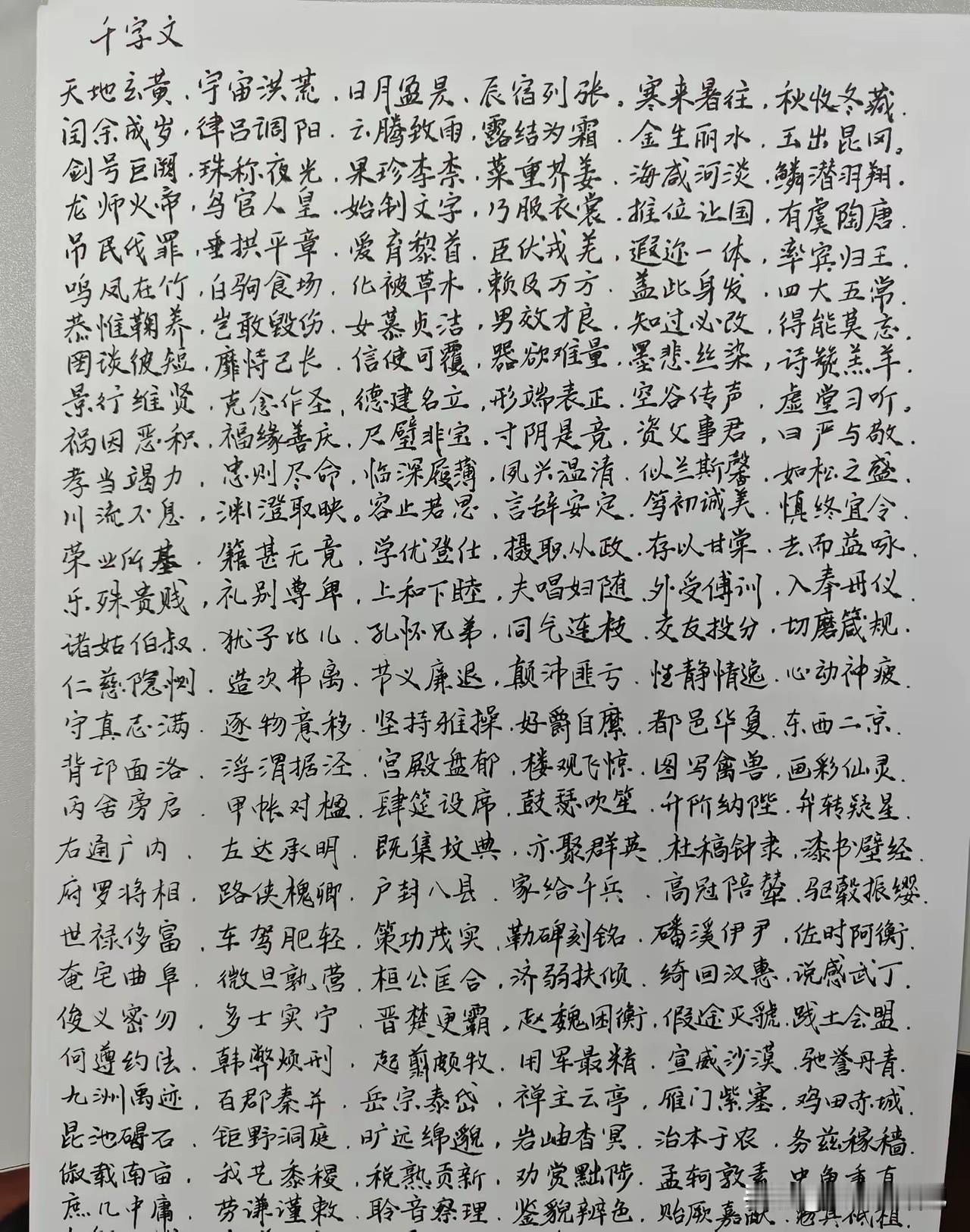 初中毕业，大家觉得这个字怎么样？