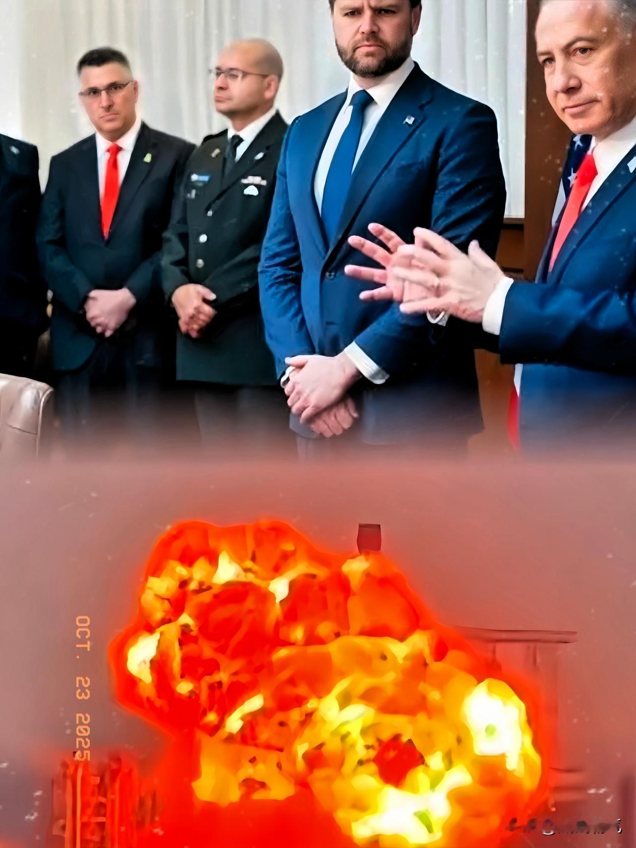 当面出丑！记者让整个以色列都非常的尴尬！万斯到访以色列，一名记者当万斯面问内塔尼