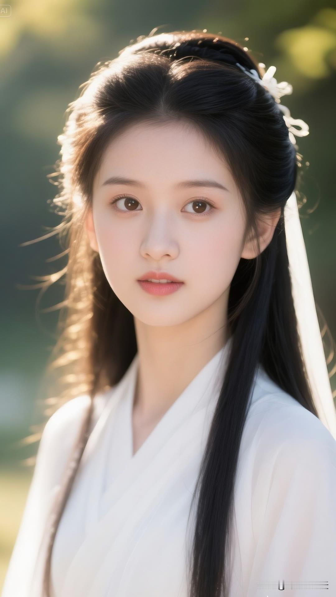 月下霓裳曲，云间步生莲古典国风美人古典汉服美人