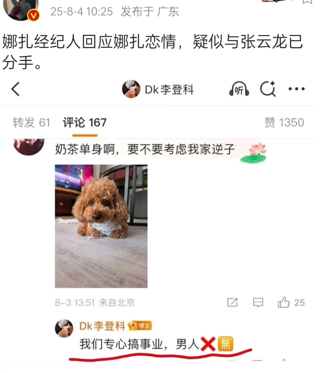 有点反感这种分手了，如果对方没啥问题，踩对方立单身事业心人设的。真有事业心就别谈