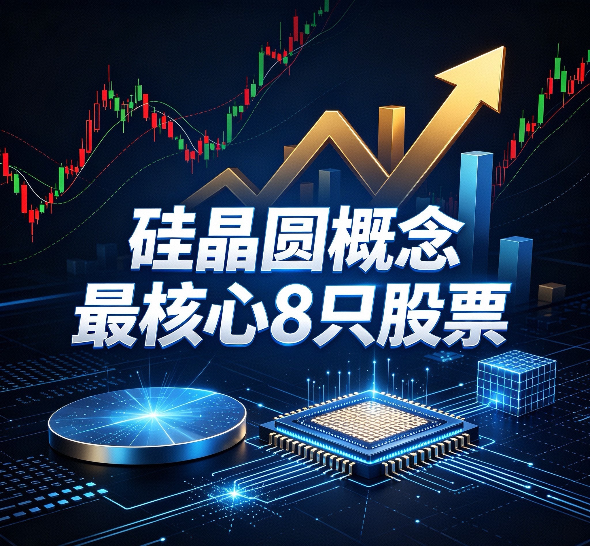 硅晶圆概念最核心8只股票1.沪硅产业（688126）国内半导体硅片龙头，12英