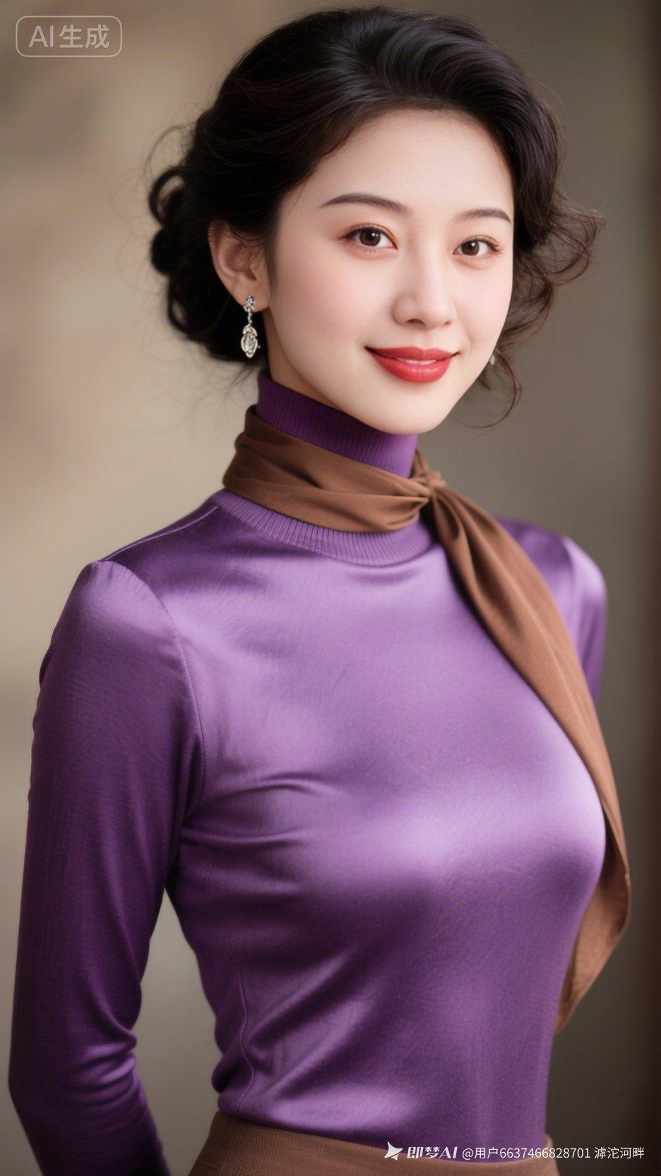 优雅紫色穿搭，尽显女性魅力！💜💄✨