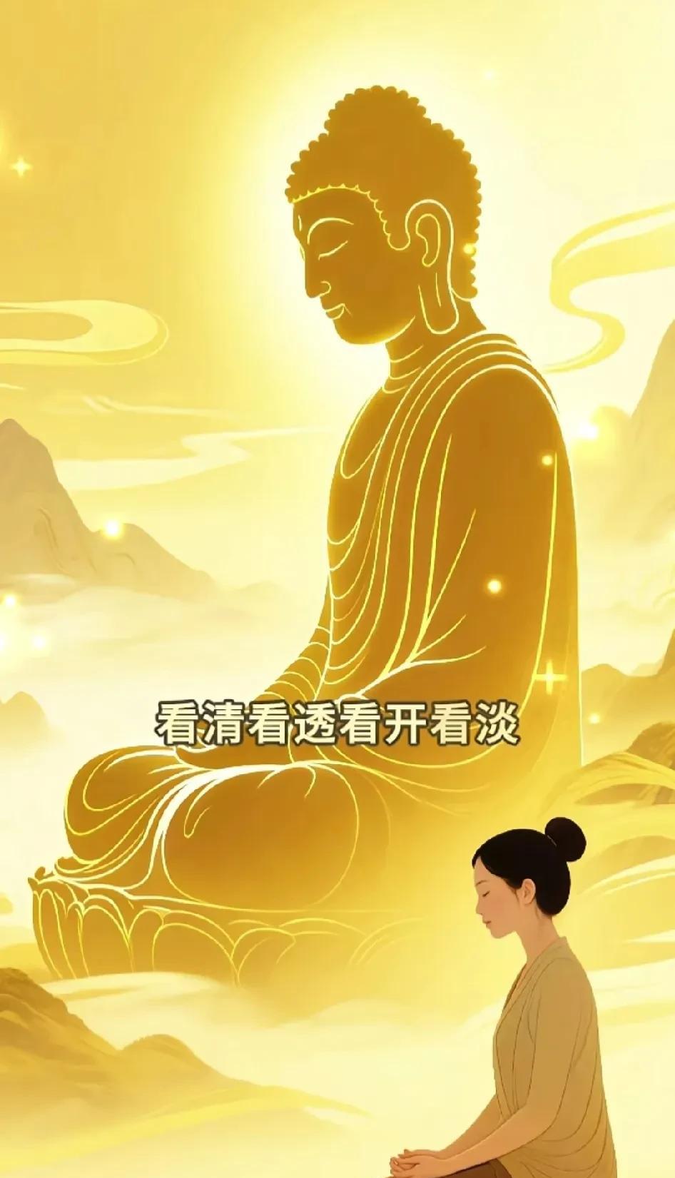 佛说娑婆世界，“娑婆”即代表不圆满、有缺憾。这世上谁的生活能十全十美呢？不懂佛者