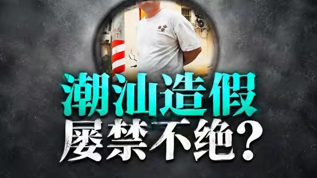 潮汕再爆造假大案！20多年不断换“马甲”，小作坊黑链实在太惊人。近日新京报
