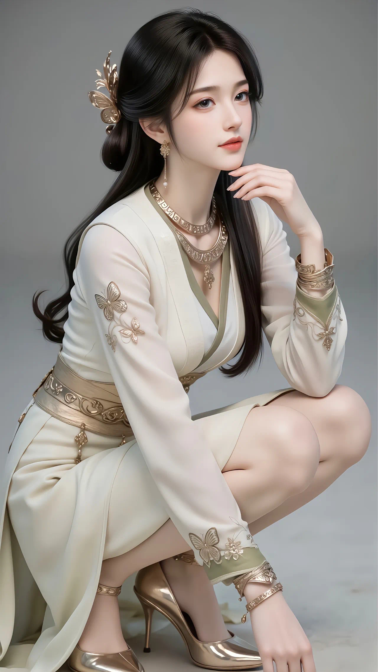 凡人修仙传梅凝【精致美图】小女子得韩立和紫灵馈赠，相信以后定有出头之日！或许