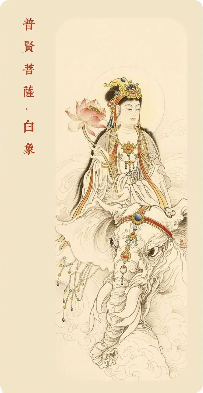 四大菩萨驾到，刷到许个愿吧，有求必应~🙏​​​