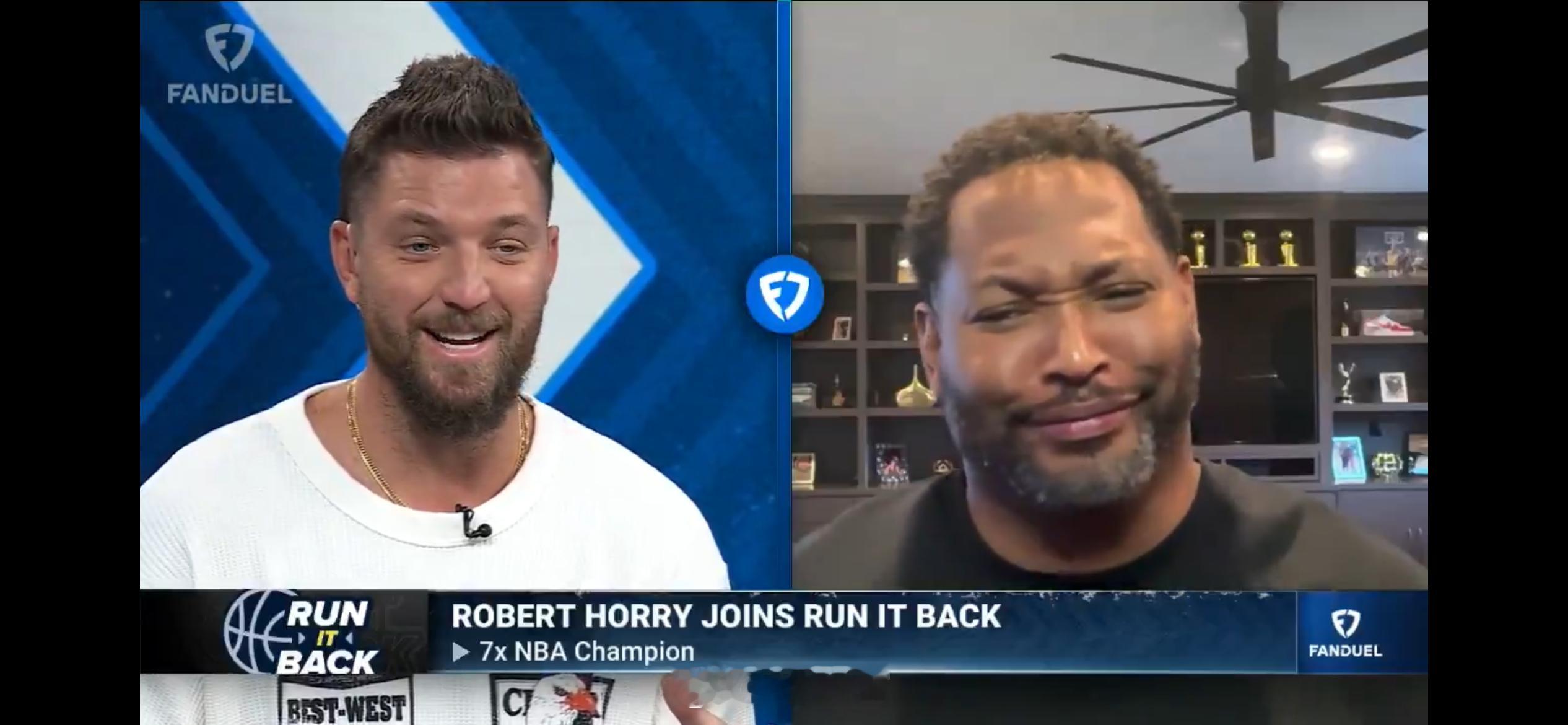 七冠王霍里上RunItBack,被问及现役四冠球员(库里、格林、克莱和詹姆斯