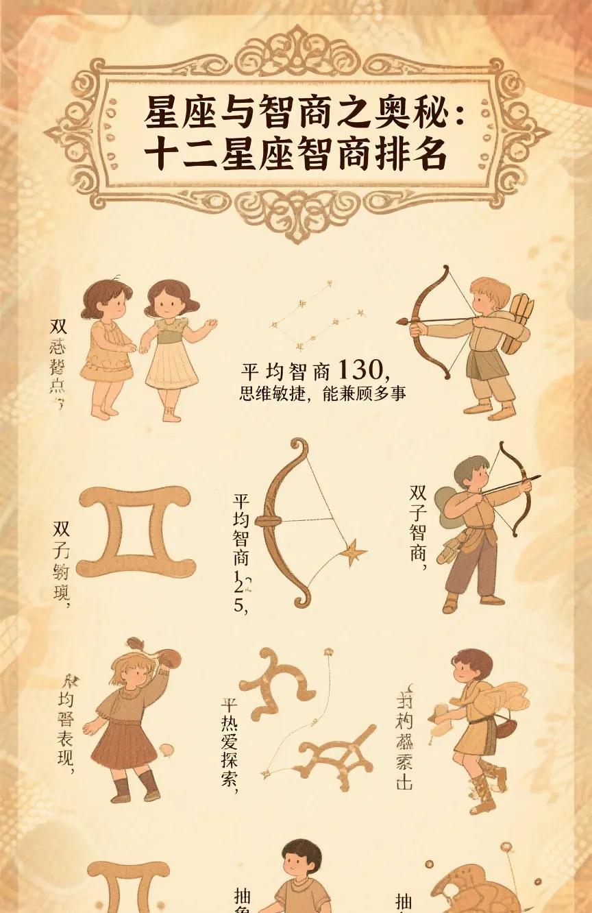 星座与智商的联系智商的定义和测量十二星座智商排名解析接下来，让我们详细探讨