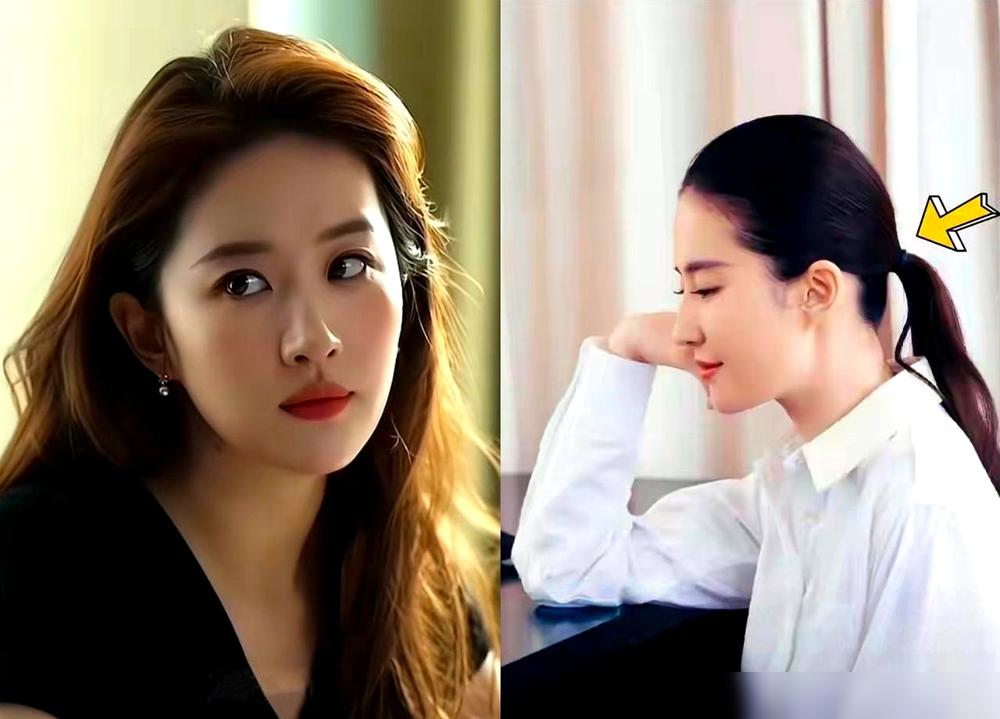 刘亦菲的发量神话崩了？剧组朋友漏了嘴，说她戴的不是假发，是瑞士一套房。巴黎时装周