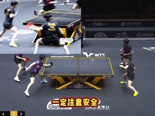 王楚钦孙颖莎混双淘汰蒯曼陈垣宇！WTT中国大满贯的混双比赛，哥姐用精彩的比赛为