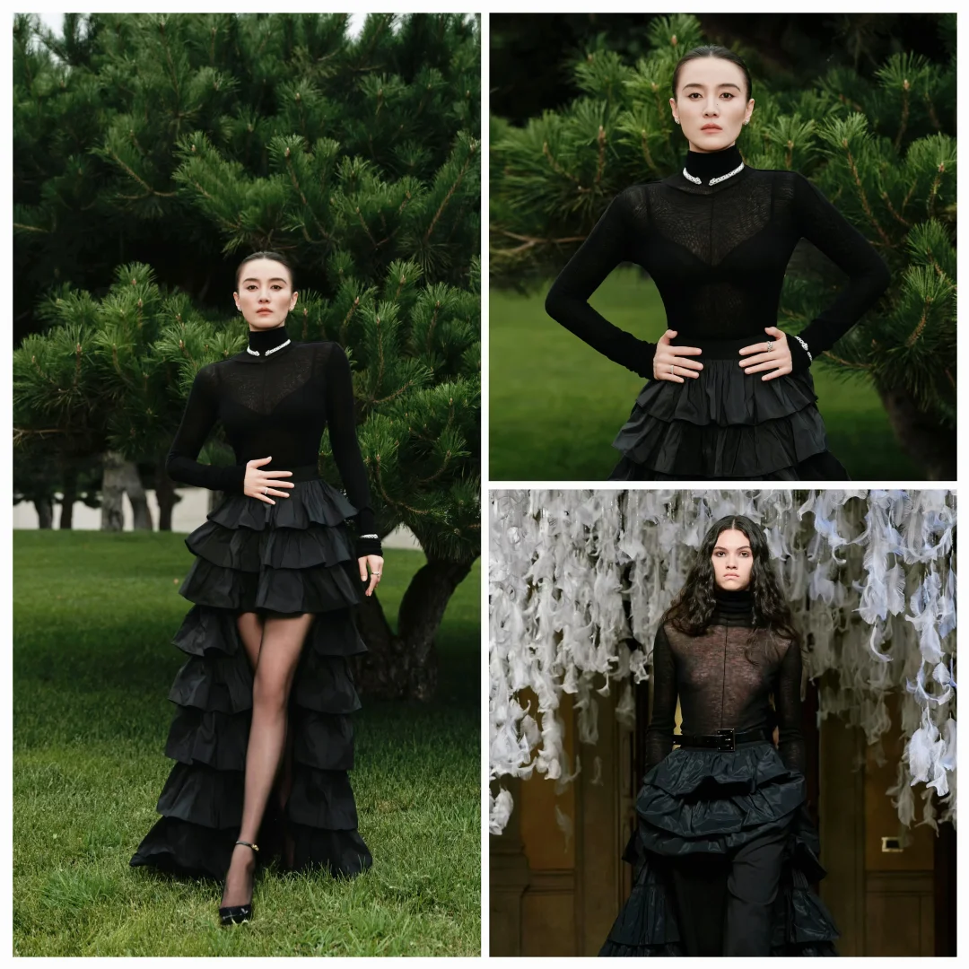 青松黑裙｜宋佳百花奖全黑礼服冷艳封神