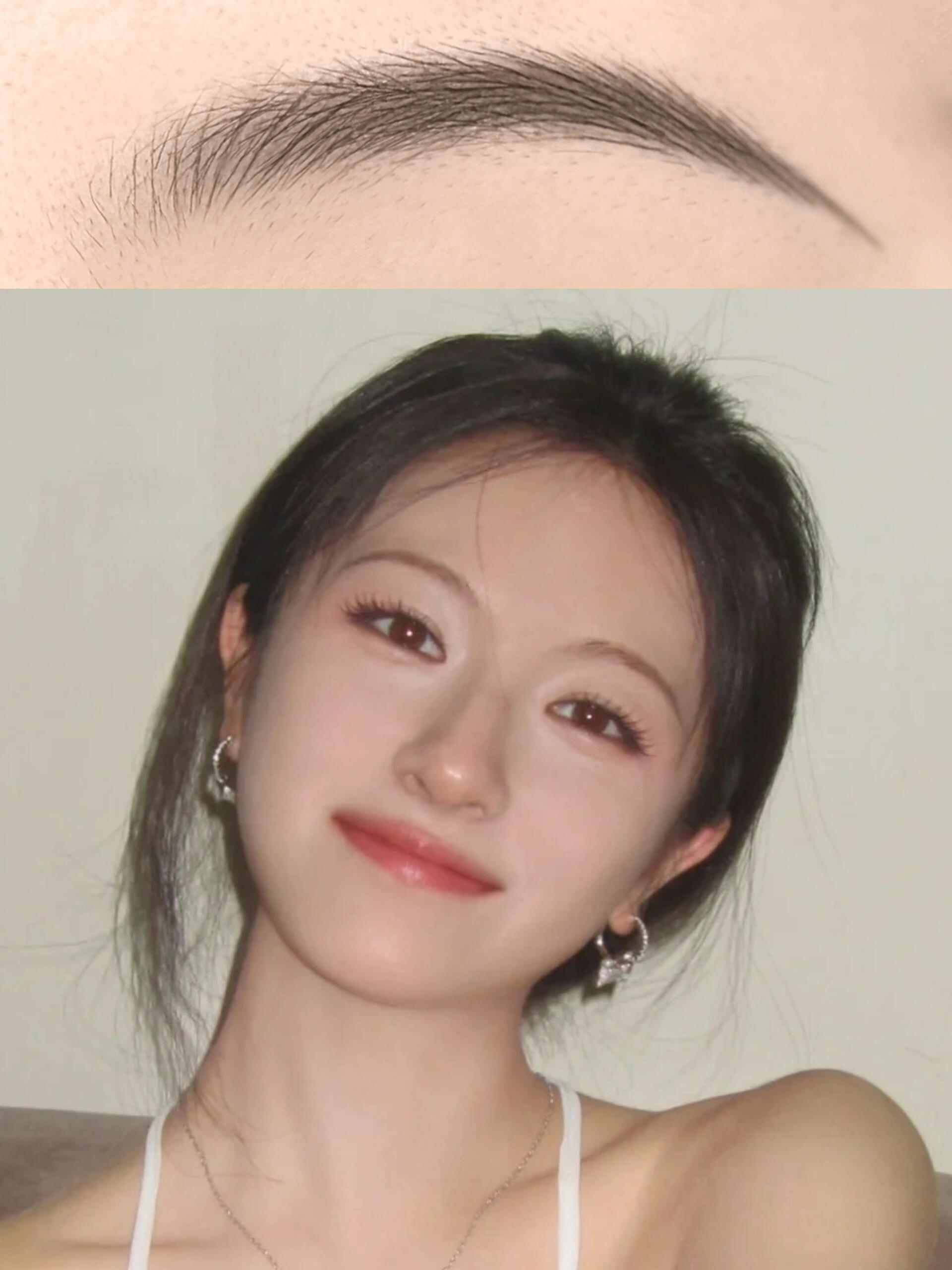 方圆脸请把李兰迪的眉毛焊在脸上！方圆脸上镜是会有点吃亏的，不敢想象真人多好看​