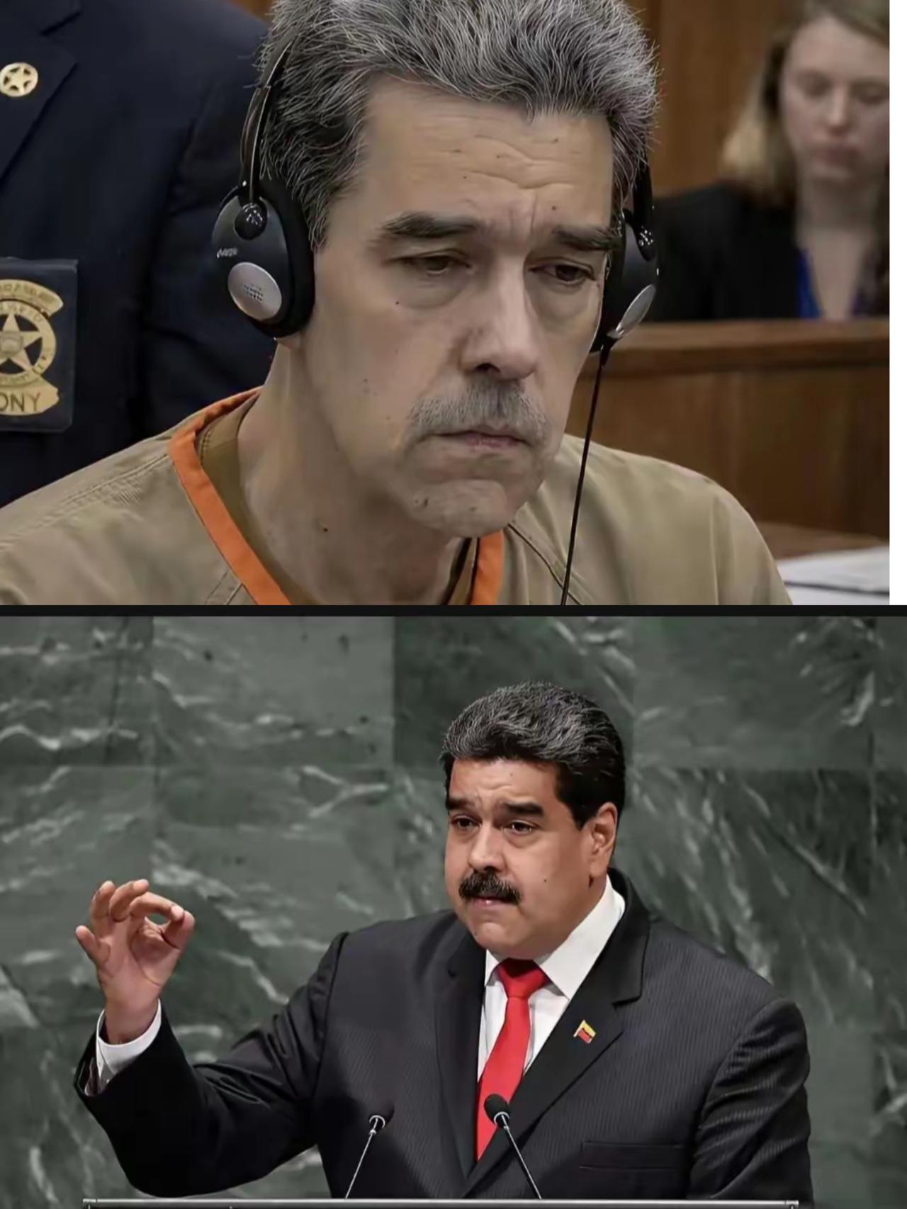 马杜罗短短三个月，变化太大了。马杜罗身高约1.9米，在三个月之前，体重应该在