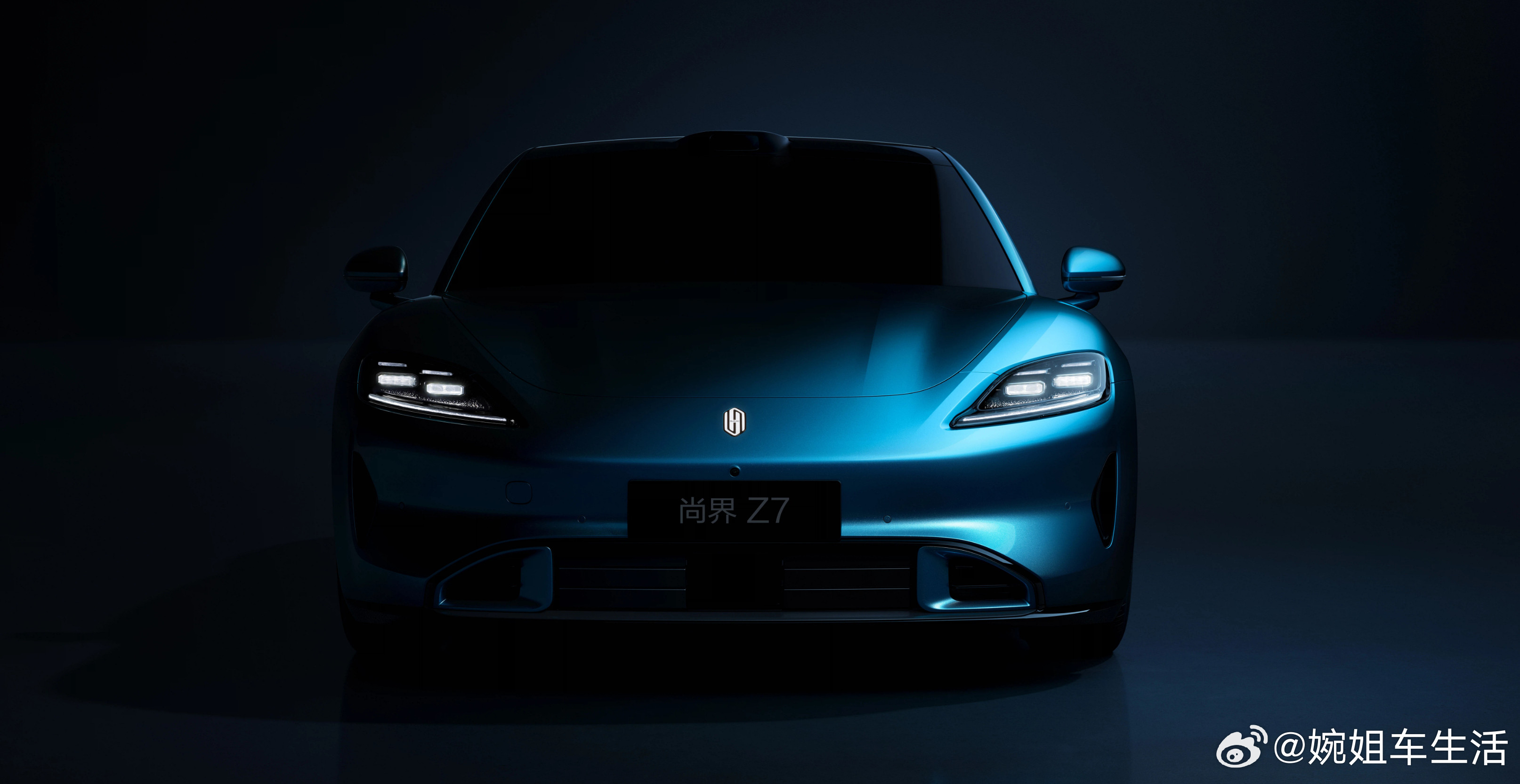 尚界Z7细节图曝光尚界Z7这波细节图太顶了！侧面轿跑范儿拉满，正面肌肉感爆棚