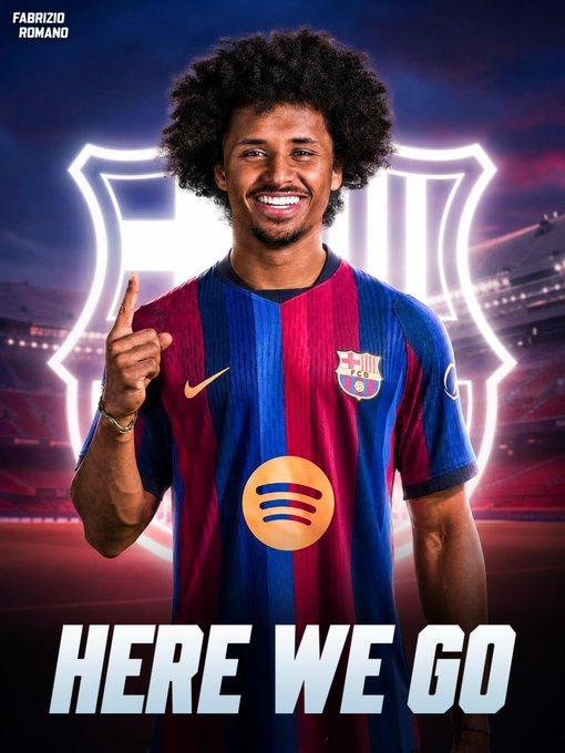 罗马诺herewego了巴萨签下阿德耶米，转会费2200万欧元，外加700万