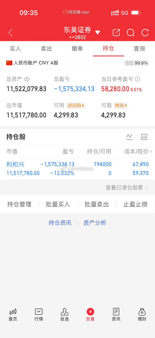 300万本金，目标一年1500万，拒绝马后炮，全程公开验证，欢迎大家一起见证！（