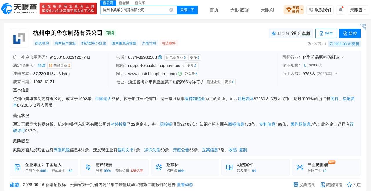 华东医药口服减重药三期研究达到主要终点两剂量组52周减重10.7%和12.2